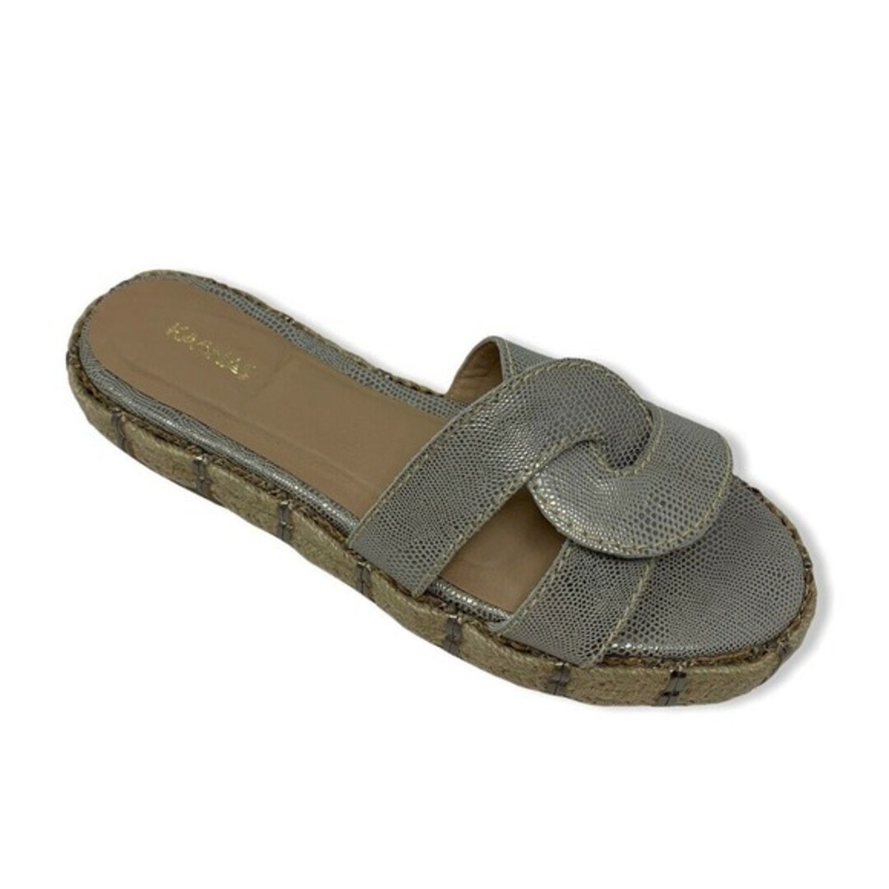 Kaanas Oia Infinity‎ Flatform Silver New Size 6